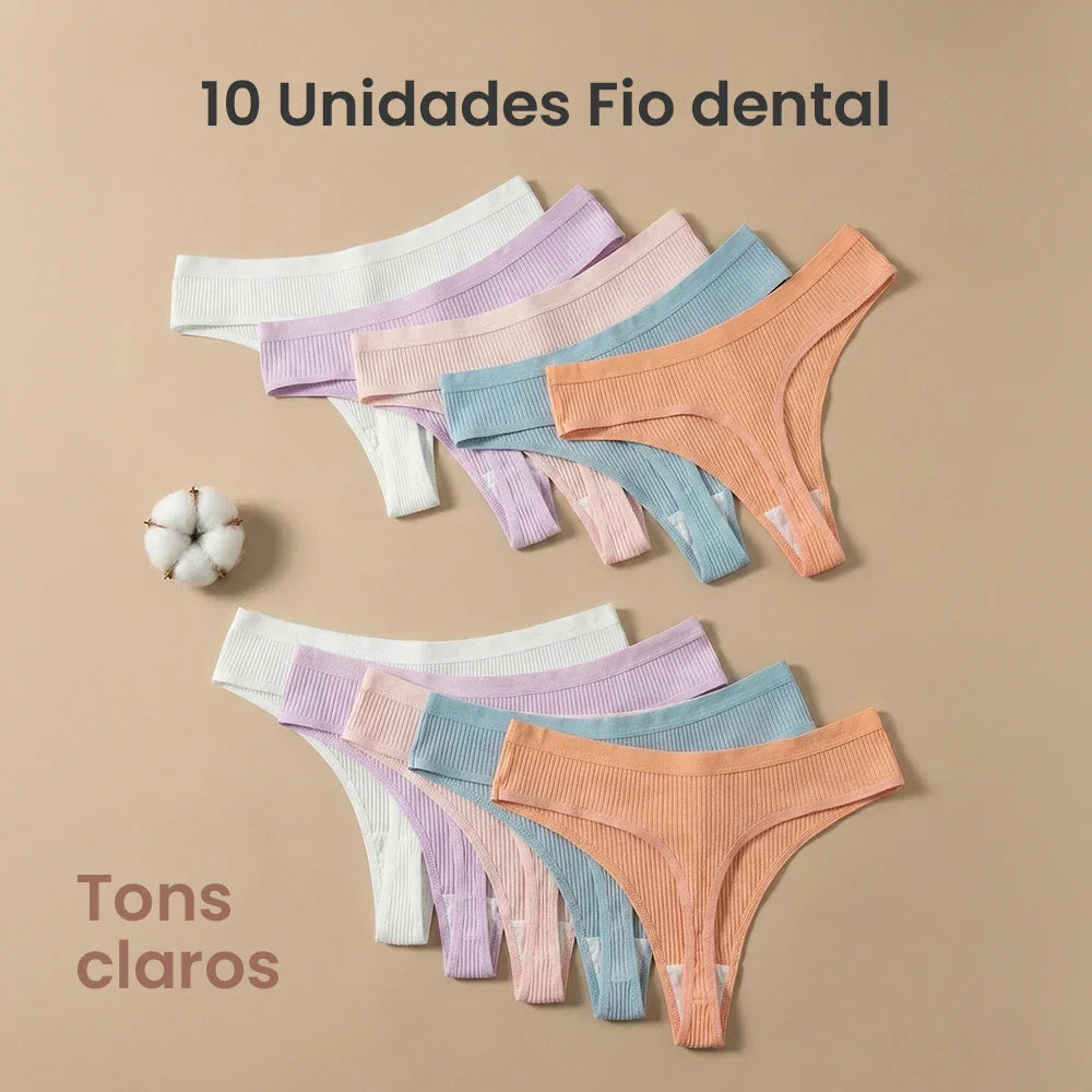 Kit 10 Calcinhas CottonConfort®
