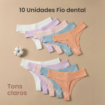 Kit 10 Calcinhas CottonConfort®
